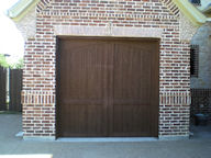 Stained improvement! Keller Garage Door Painting