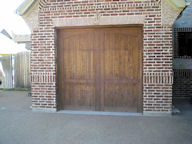 Functional but faded. Garage Door Painting